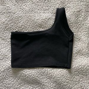 Crop top one shoulder